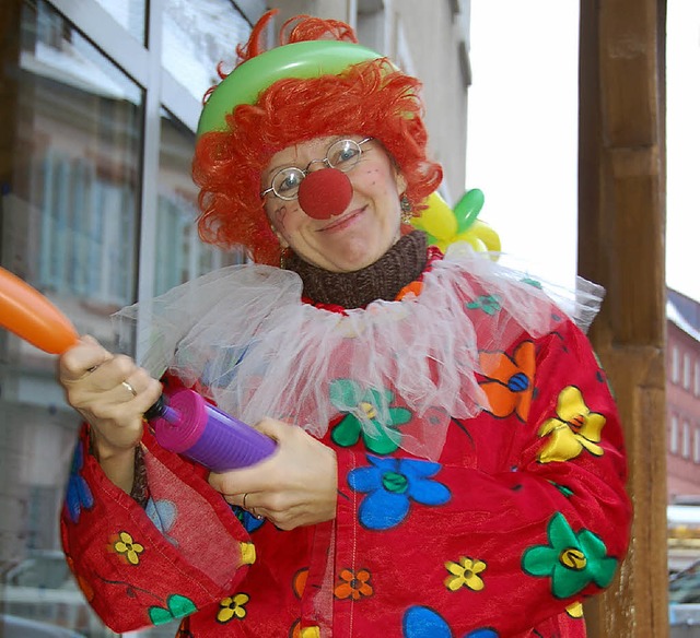 Klinik-Clown Monika Meyer  | Foto: Fischer