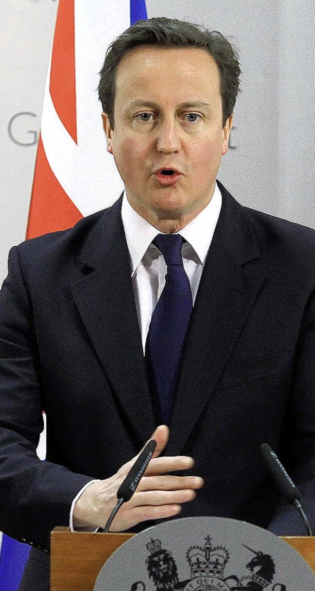 David Cameron will den Britenrabatt verteidigen.   | Foto: DPA
