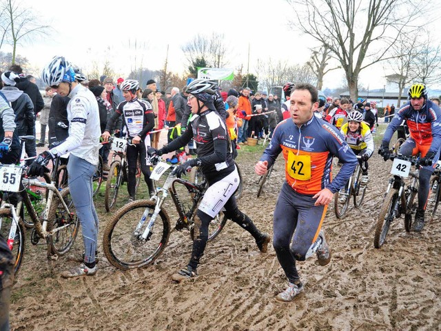 ber 60 Athleten gingen in Reute an den Start.   | Foto: Erggelet