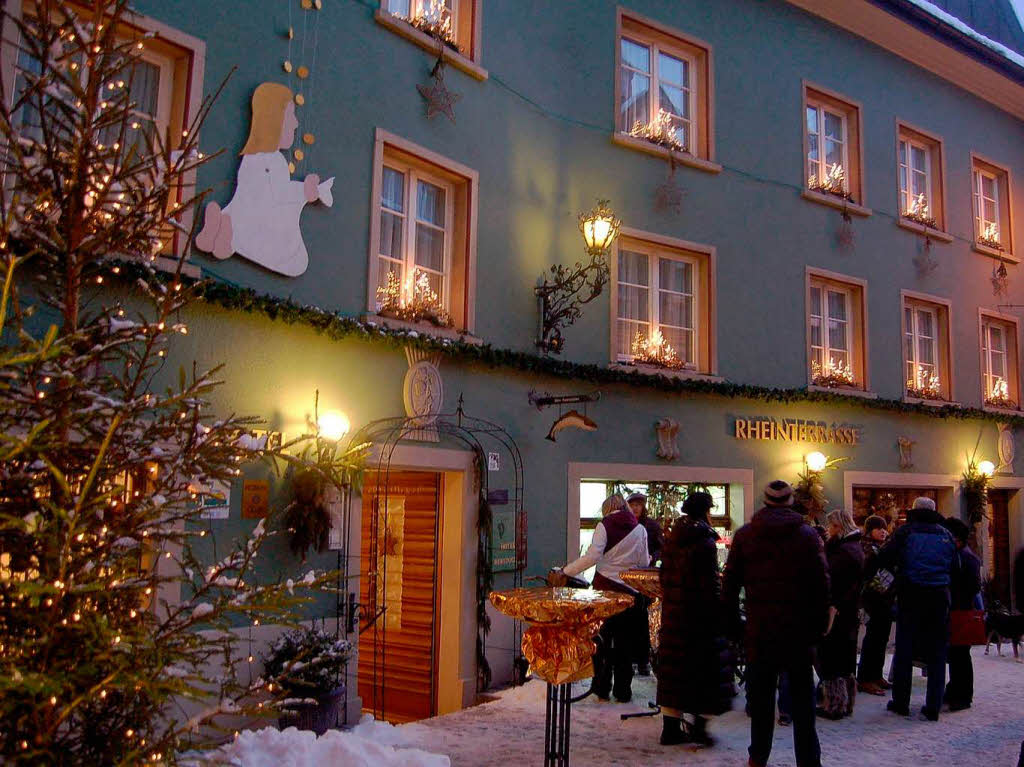 Zauberhaft prsentierte sich Laufenburg zur grenzberschreitenden Altstadtweihnacht.