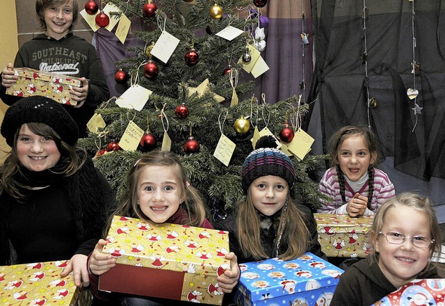 Kinder des Horts an der Eichrodtschule spenden fr Tafelkinder  | Foto: Bettina Schaller