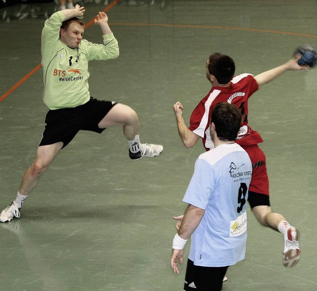 HandballMeissenheim vs. OttenheimChris...ks,  Steffen Gambert (Meissenheim #19)  | Foto: Peter Aukthun-Grmer