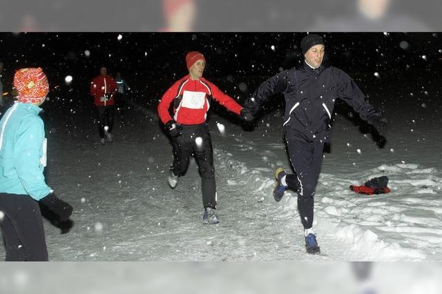 Im Schneetreiben auf Rekordjagd