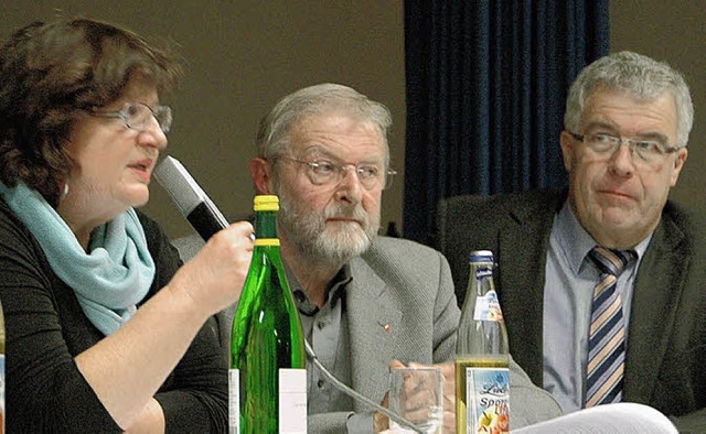 Brbel Mielich, Alfred Winkler und BLH...tsfhrer Albert Zimmermann (von links)  | Foto: Regine Ounas-Krusel