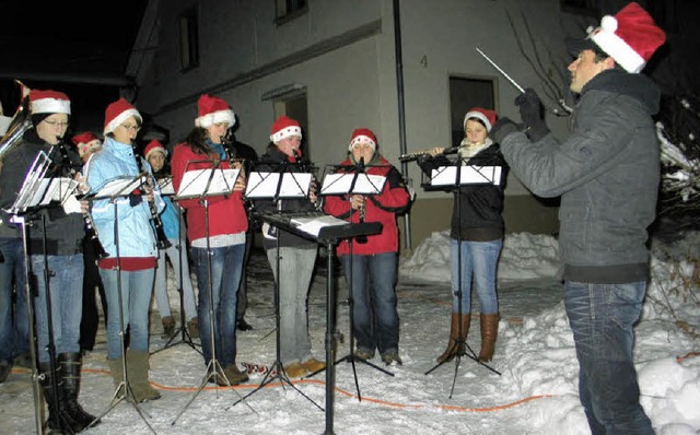 Musikverein Tannenkirch Weihnachtsvorspiel  | Foto: Jutta Schtz