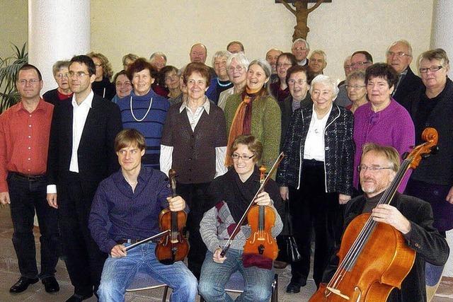 Singkreis holt Mozart in die Kirche