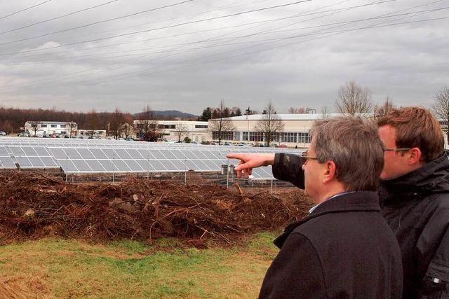 2. Freiland-Fotovoltaik-Anlage in Riegel ans Netz gegangen