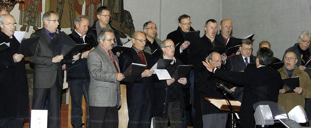 Die Chorgemeinschaft Oberschopfheim hat zum Adventssingen eingeladen.   | Foto: Heidi Fssel