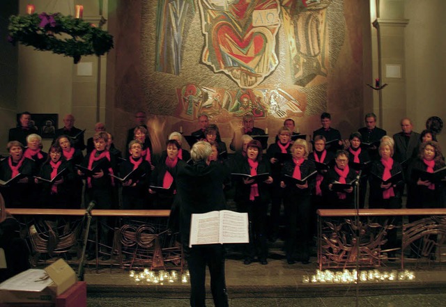 Der Todtnauer Johannes-Chor unter Leit...skonzert in der  katholischen Kirche.   | Foto: Verena Wehrle