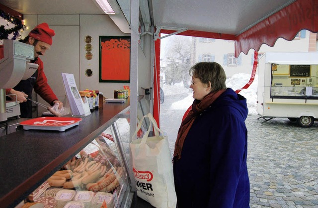 Lecker ist das Angebot, aber nur wenige Kunden nutzen es.  | Foto: Sebastian Barthmes