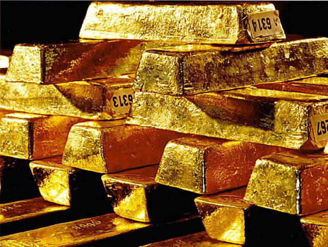 Gold-Reserven kmen der Stadt bei ihrer Kassenlage  zupass.  | Foto: DPA