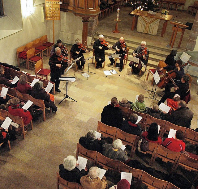 So festlich ist es beim Quempassingen.   | Foto: Archivfoto: Heinz Vollmar