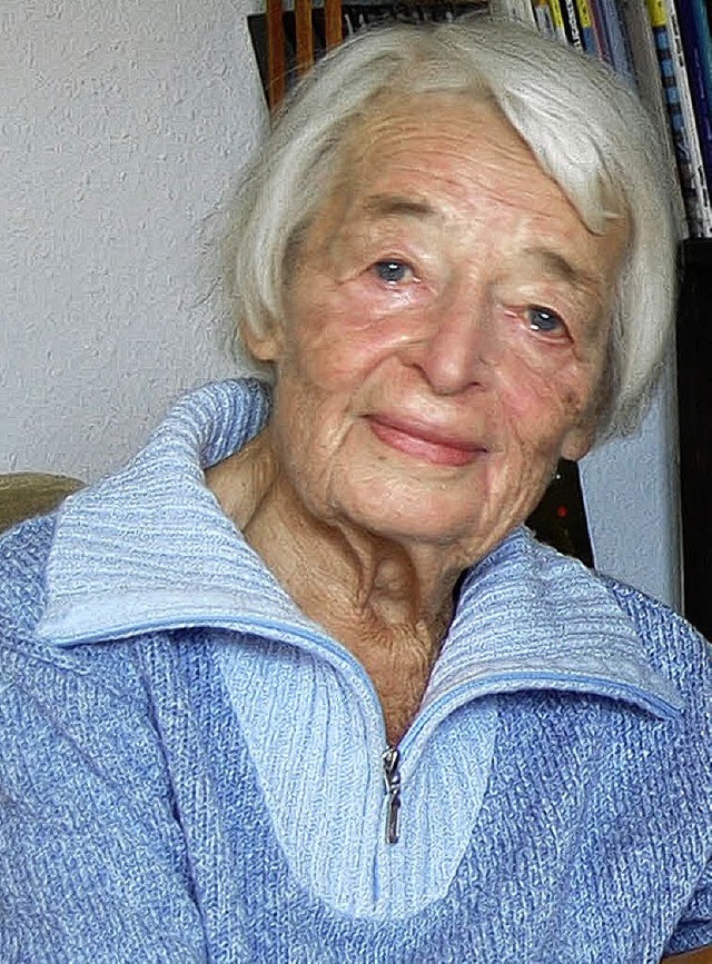 Hildegard Moisel starb am vergangenen Sonntag im Alter von 90 Jahren.   | Foto: Privat