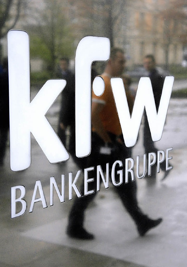 Ein Retter in der Not: die Staatsbank KfW  | Foto: DPA