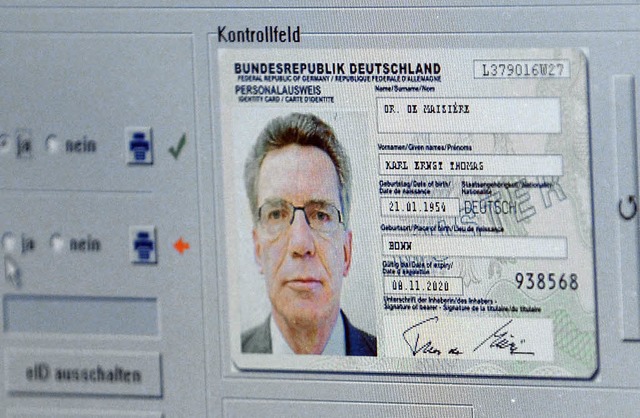 Thomas de Maizire (CDU) ist auf einem...an Verzgerungen bei der Auslieferung.  | Foto: dpa