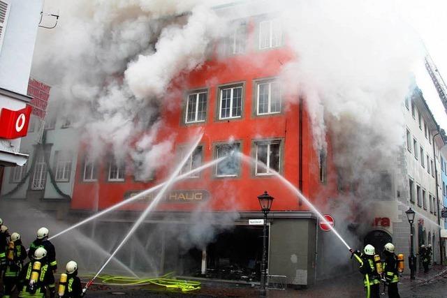 Millionenschaden bei Feuer in Konstanzer Altstadt