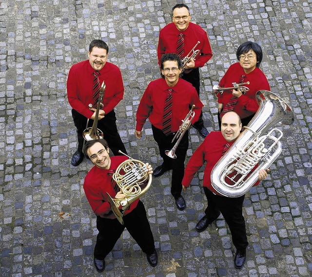 Feierliche Musik mit dem Blserquintet... der Brunlinger Stadtkirche geboten.   | Foto: molitor