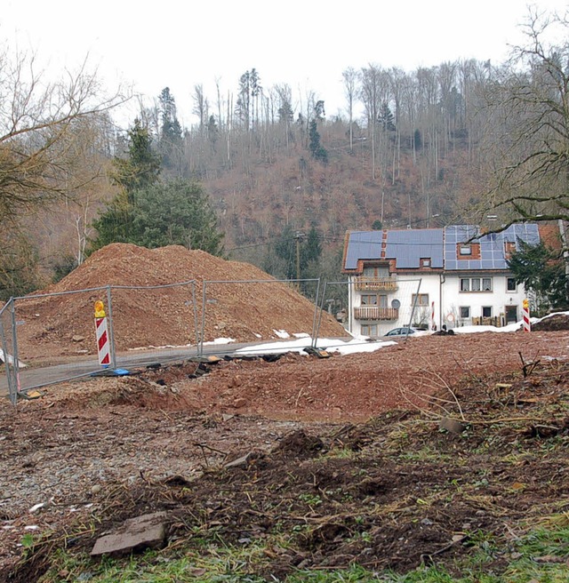 Die &quot;Sonne&quot; in Gnnenbach ist abgerissen  | Foto: Krug