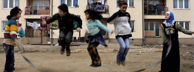 Roma-Kinder im Kosovo  | Foto: usage Germany only, Verwendung nur in Deutschland