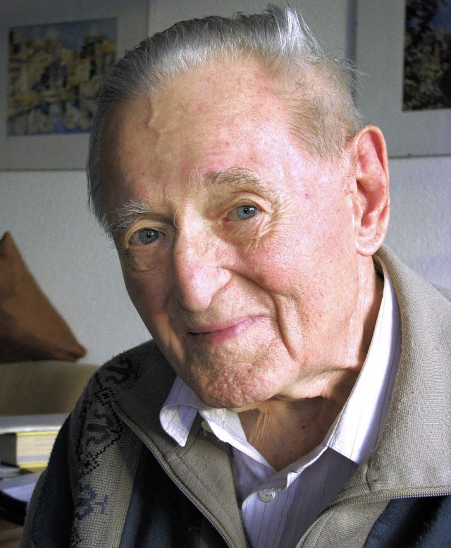 Hans Wolf wurde 90.   | Foto: Rombach