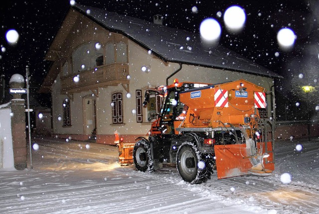 Winterdienst in Endingen  | Foto: Hans-Peter Ziesmer