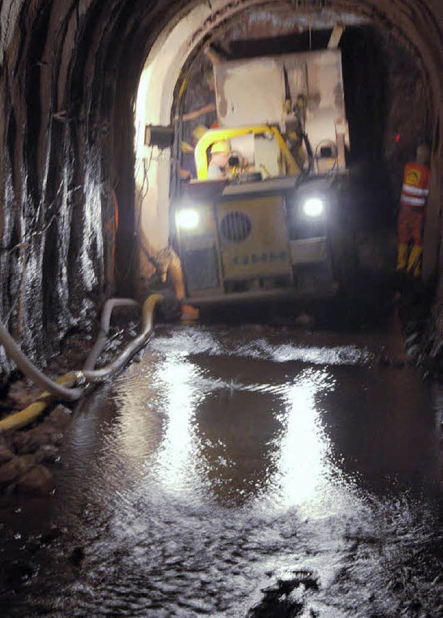 Mit Wasser hat die Schluchseewerk AG im Sondierungsstollen zu kmpfen.   | Foto: Archivfoto: M. Krug