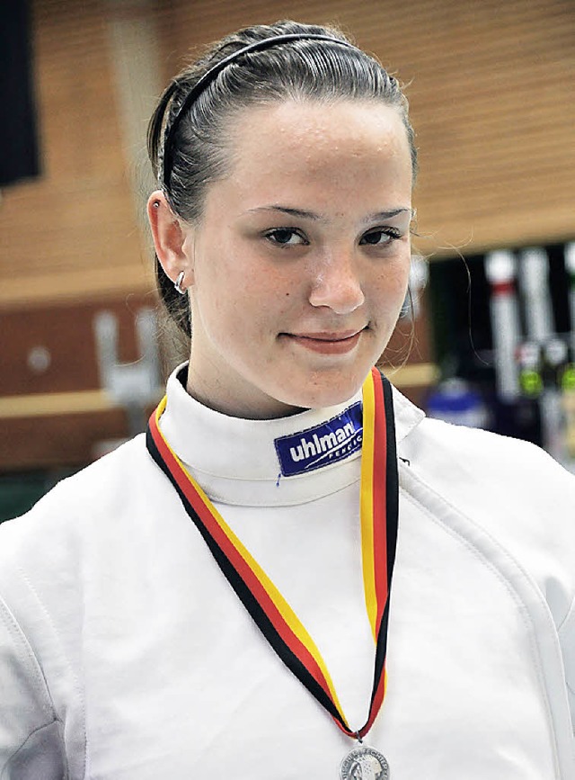 Die junge SVW-Fechterin Alexandra Ehler  | Foto: Hubert Bleyer