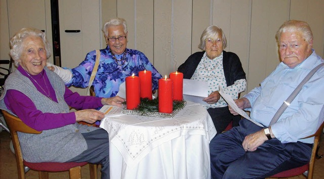 Eine stimmungsvolle Weihnachtsfeier im...-Reinhardt-Haus gehrt zur Tradition.   | Foto: Privat