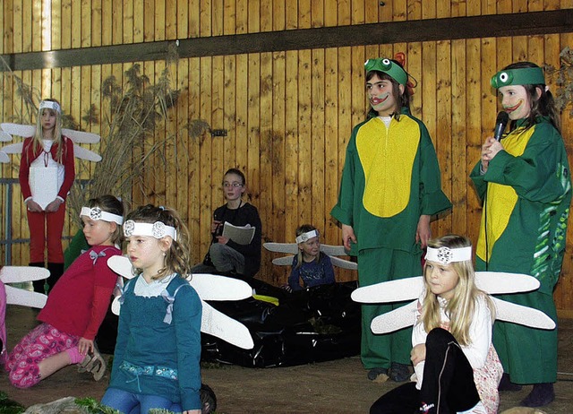 Mit viel Erfolg fhrten die Kinder des...Aktiv war auch die Blockfltengruppe.   | Foto: Bruno Morath