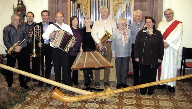 Alpenlndische Musik bot die Musiziergruppe in Endingen.  | Foto: Privat
