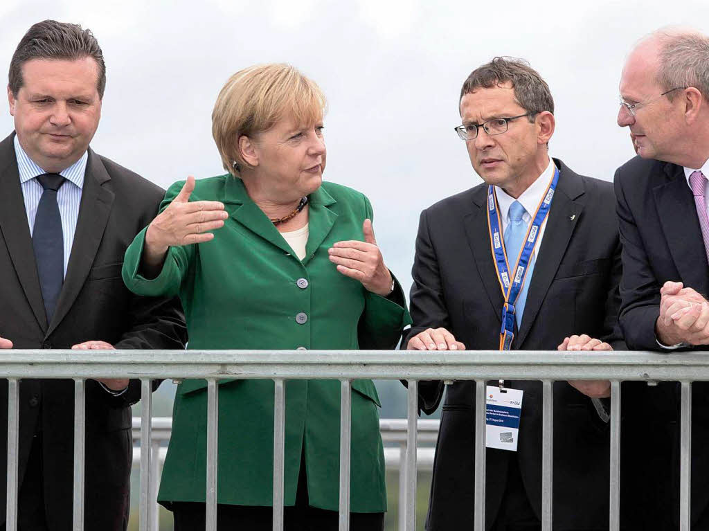 August: Angela Merkel in Rheinfelden