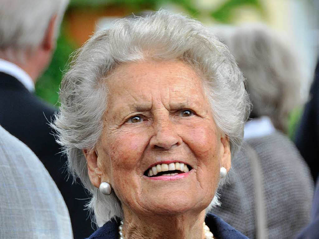 11.06. Claire Keidel (88), Witwe des Freiburger Oberbrgermeisters EugenKeidel