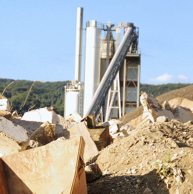 Das Asphaltmischwerk in Wyhlen   | Foto: Ralf H. Dorweiler