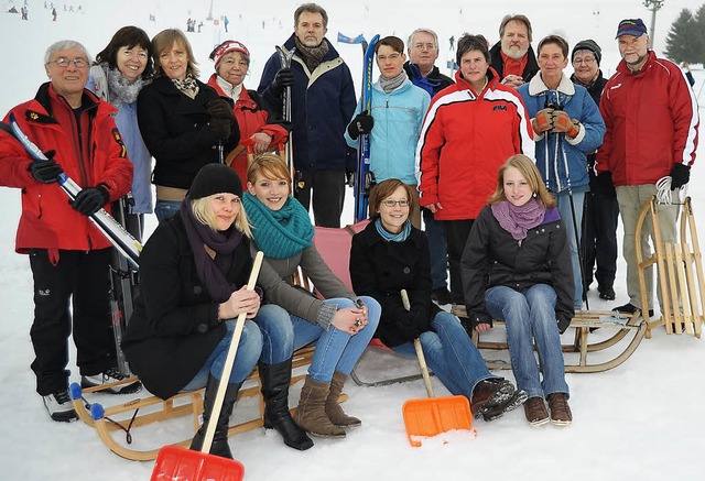 Die Mitarbeiter der BZ-Redaktion St. B...um und Sandra Lber (vorne von links).  | Foto: Philippe Thines