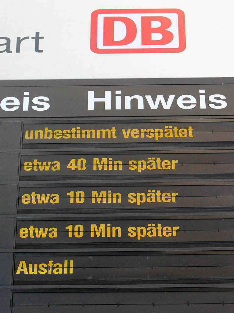 Deutsche Bahn pünktlicher als die Polizei erlaubt Deutsche Bahn pünktlicher als die Polizei erlaubt