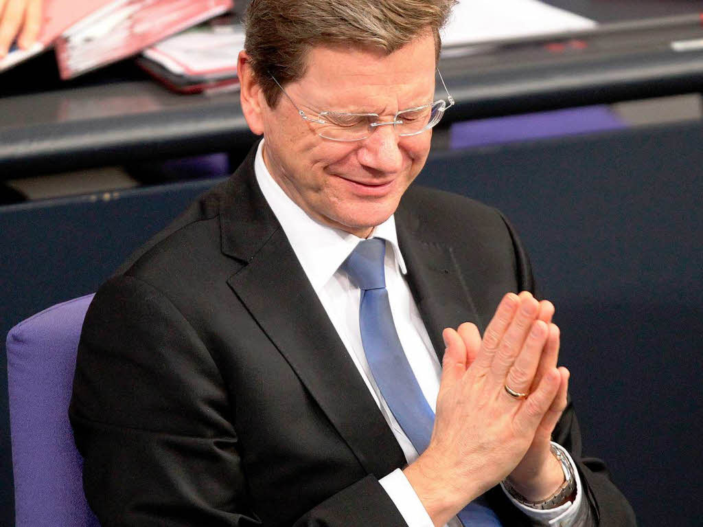 Westerwelle im Umfrage-Hoch: FDP schon bei 1.5 Prozent Westerwelle im Umfrage-Hoch: FDP schon bei 1.5 Prozent