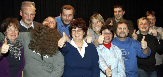 Veilchenduft macht Frauen und Mnner l...hart, Heike Dbele und Karsten Kraft.   | Foto: Korinth