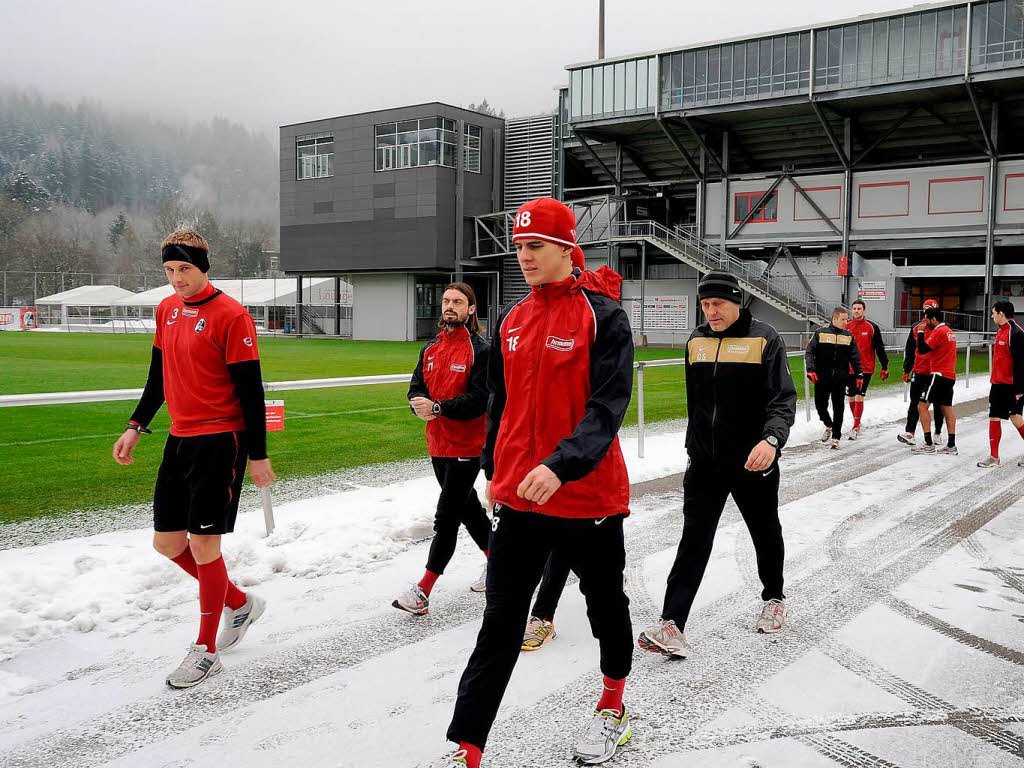 Der SC Freiburg beginnt mit den Vorbereitungen auf die Rückrunde. Der SC Freiburg beginnt mit den Vorbereitungen auf die Rückrunde.