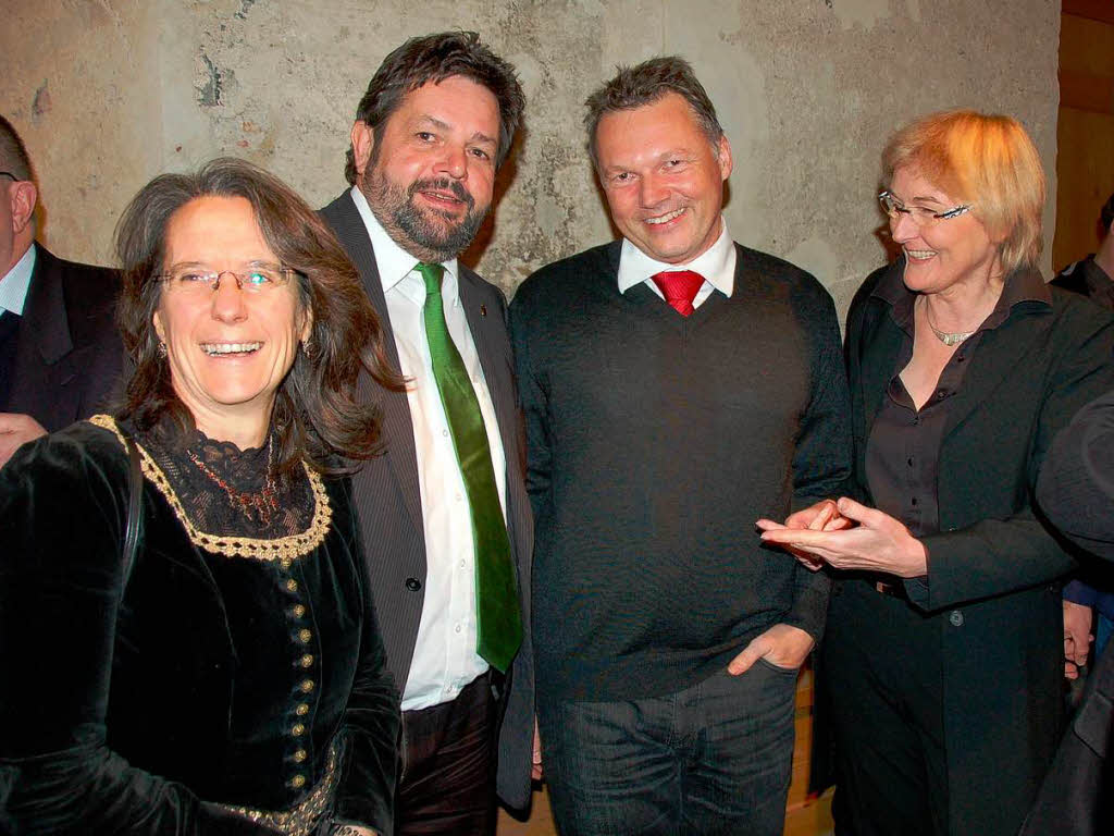 In der Talvogtei Kirchzarten wnschten sich Brger und Ehrengste ein gutes neues Jahr 2011. Reden und Tango-Musik standen im Mittelpunkt des Neujahrsempfangs.