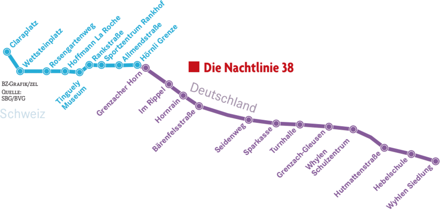 Optimal Jetzt Auch Fur Alle Nachtschwarmer Grenzach Wyhlen Badische Zeitung