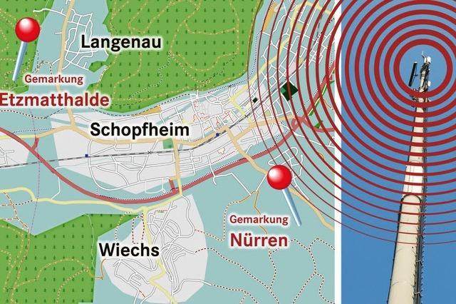 Behrdenfunk: Schopfheim will die 1-Mast-Lsung