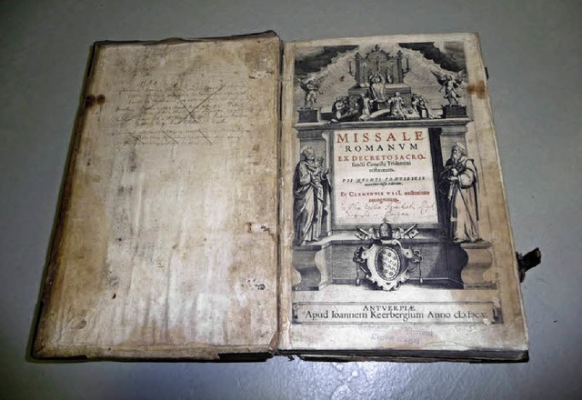 Missale Romanum, Antwerpen: gedruckt von Johannes Keerbergius 1605  | Foto: Odrich-Rees