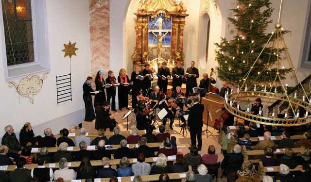 Eine grandiose Auffhrung von Hndels ...der evangelischen Kirche in Mahlberg.   | Foto: sandra decoux-kone