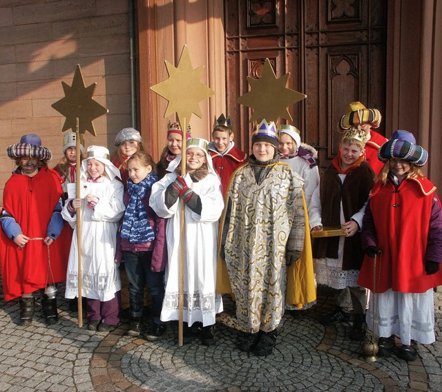 Von der Heilig-Geist-Kirche aus hatten... auf den Weg zu den Familien gemacht.   | Foto: Doris  Dehmel