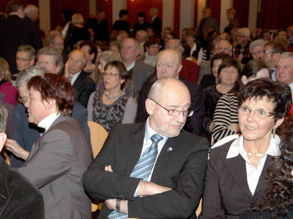 Bekannte Gesichter aus der Schweizer Nachbarstadt: Ex-Stadtammann Felber und Gattin