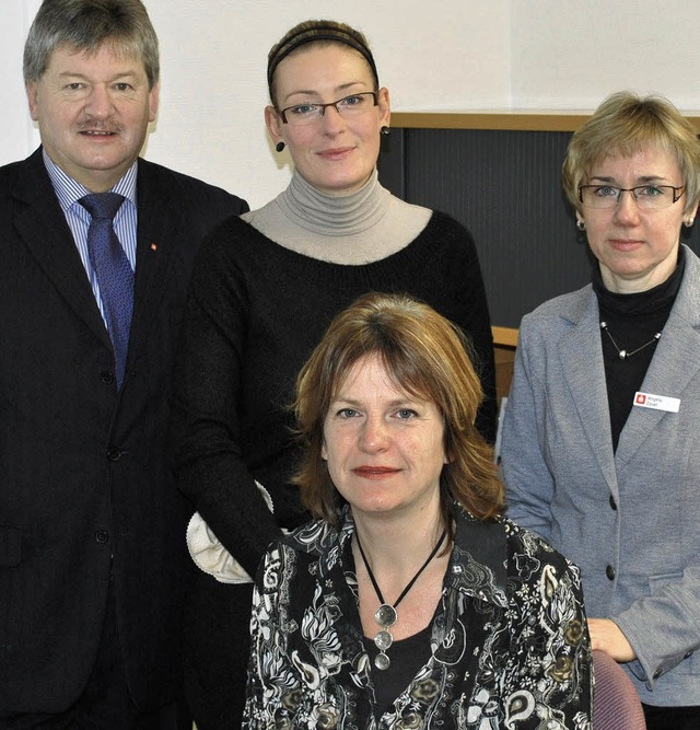 Hugo Ruppenthal, Annette Sebastian und... Christina Schulz (Zweite von links).   | Foto: zvg