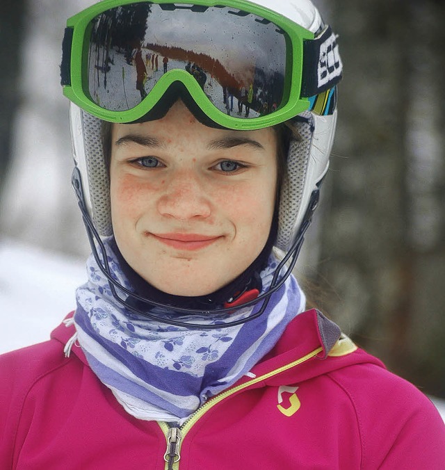 Anna Wirbser legte am Ahornbhl  zwei ...zierte ihre Konkurrentinnen deutlich.   | Foto: Junkel