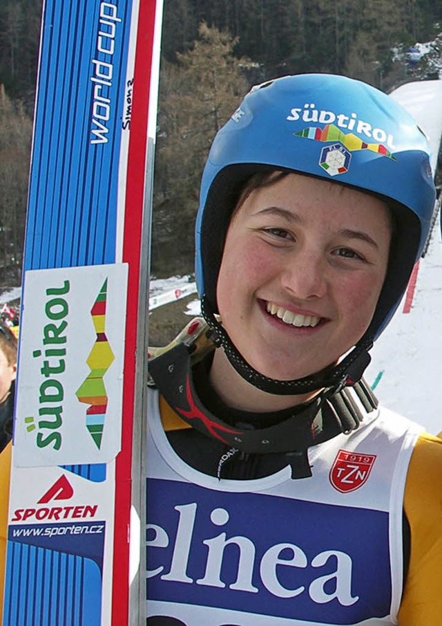 Skispringerin  Simona Senoner aus Sdt...m Hotelzimmer in Furtwangen gestorben.  | Foto: dpa