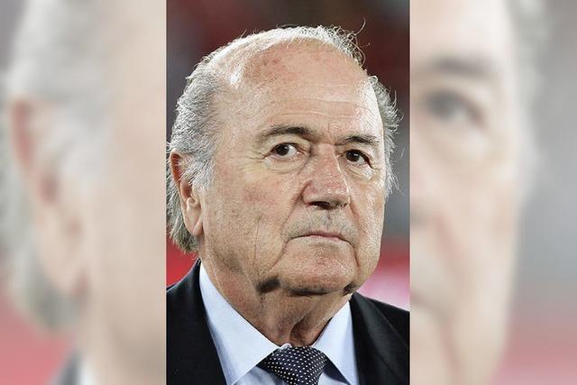 Fifa-Chef Blatter geht auf Konfrontation mit den Olympioniken