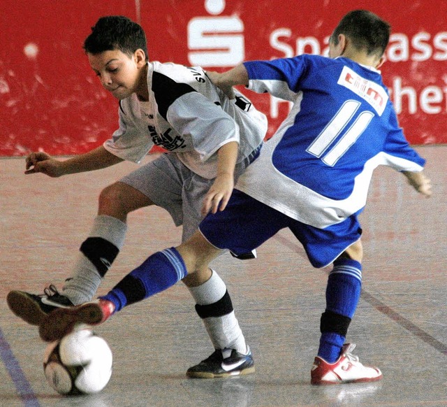 Domenico Maffei vom SV 08 Laufenburg (...niorenturnier in der Rappensteinhalle   | Foto: michael neubert